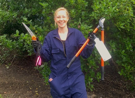 Stylish as well as practical; Jo modelling just some of the community gear available